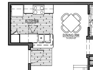 Boulder Pointe 2 Bedroom floor plan, 976 square